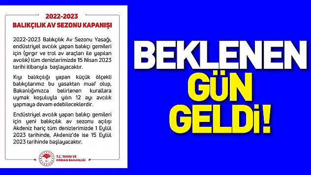 BEKLENEN GÜN GELDİ!