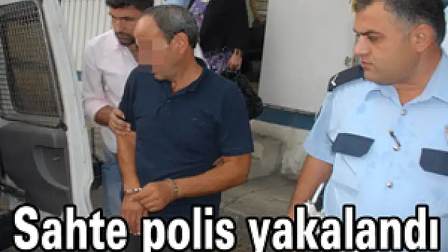 Sahte polis yakalandı