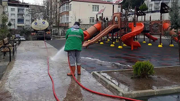 Canik'te bayram temizliği