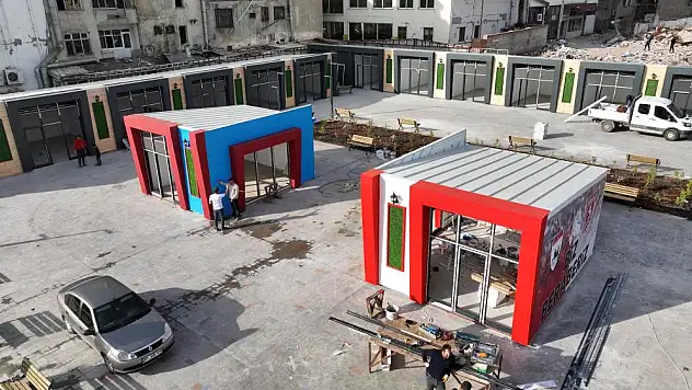 Kahramanmaraş'ta 'Samsun Çarşısı' tamamlanarak hizmete hazır hale geldi