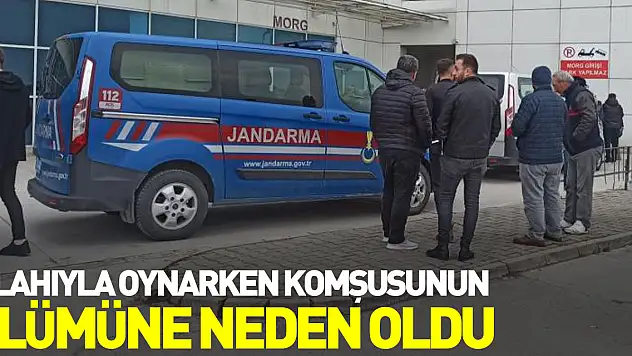 Silahıyla oynarken 19 yaşındaki gencin ölümüne neden oldu