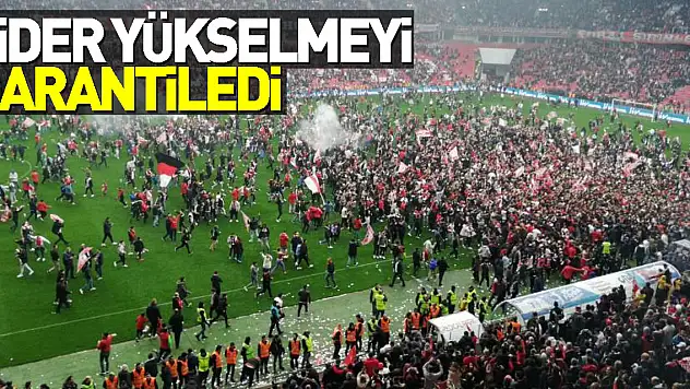Samsunspor, Süper Lig'e lider yükselmeyi garantiledi