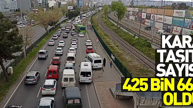 Samsun'daki motorlu kara taşıtı sayısı 425 bin 660 oldu