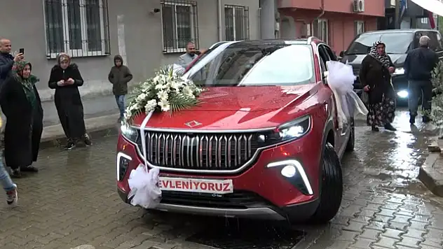 Dünya evine yerli ve milli otomobil Togg'la girdiler
