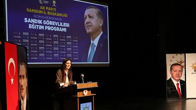 AK Parti'li Karaaslan, Samsun'da Sandık Kurulu Müşahit Eğitimi Toplantısı'na katıldı: