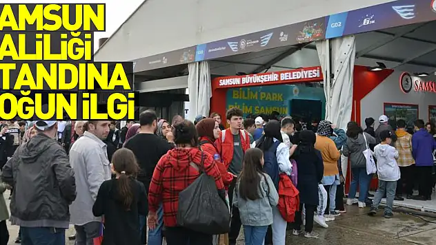 TEKNOFEST'te Samsun Valiliği standına yoğun ilgi
