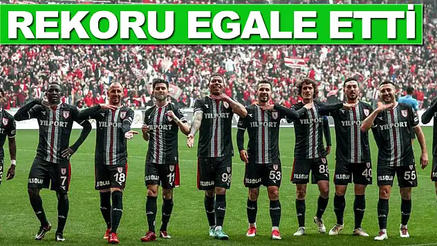 Samsunspor, 1. Lig'in puan rekorunu egale etti