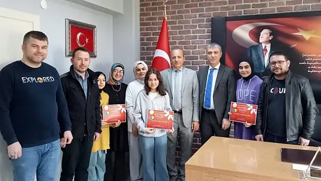 Terme'de 'Okuyorum Projesi'nde nisan ayı ödülleri sahiplerini buldu