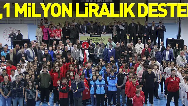 Samsun'da 269 amatör spor kulübüne 7,1 milyon liralık destek