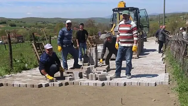 Asarcık'ta yollar yenileniyor