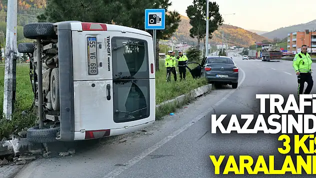 Samsun'daki trafik kazasında 3 kişi yaralandı