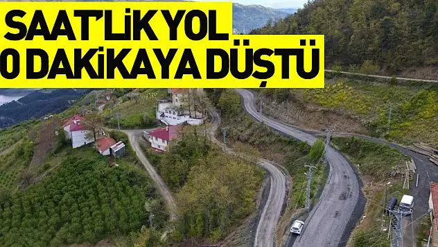 2 saatte gidilen yol 50 dakikaya düştü