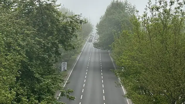 Etkili olan sis nedeniyle görüş mesafesi azaldı
