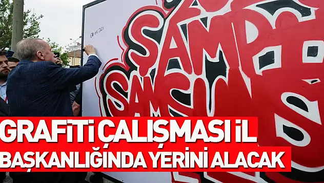 GRAFİTİ ÇALIŞMASI İL BAŞKANLIĞINDA YERİNİ ALACAK