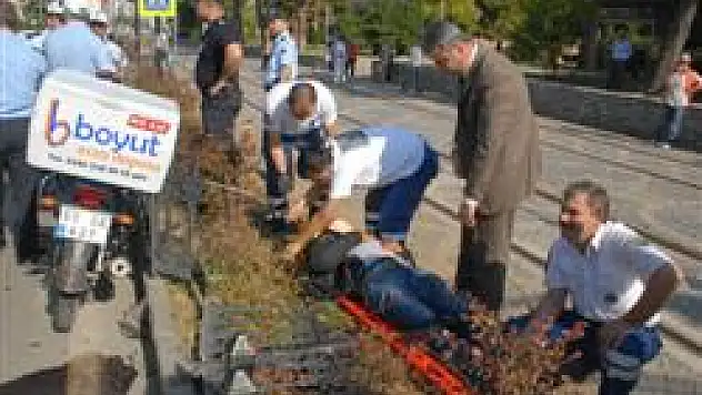 Kurye ölümden döndü