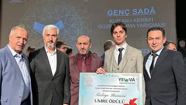 Samsunlu öğrenci Türkiye birincisi oldu