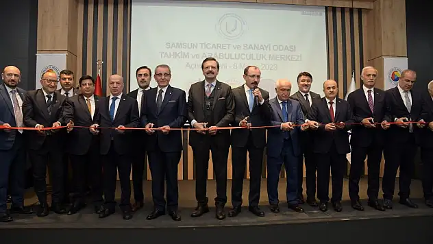 Samsun TSO Tahkim ve Arabuluculuk Merkezi hizmete açıldı