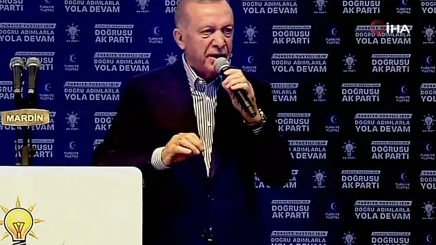 Cumhurbaşkanı Erdoğan, Mardin'de terör örgütlerine meydan okudu