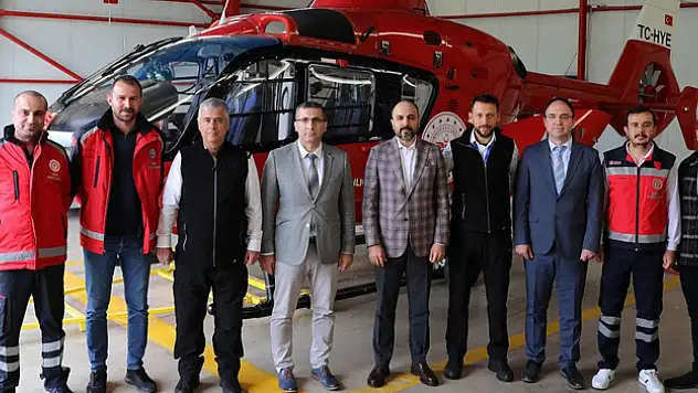 Samsun'a yeni ambulans helikopter