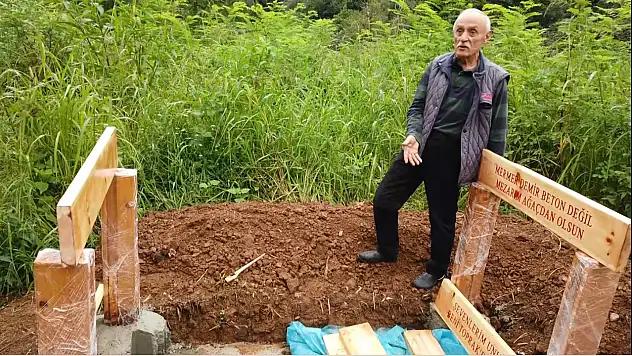 Ahşap Mezarla Doğa ve Tarıma Örnek Oldu