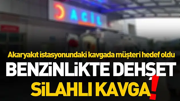 Akaryakıt İstasyonunda Silahlı Kavga: 1 Yaralı