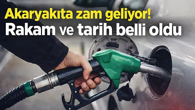 Akaryakıta zam geliyor!
