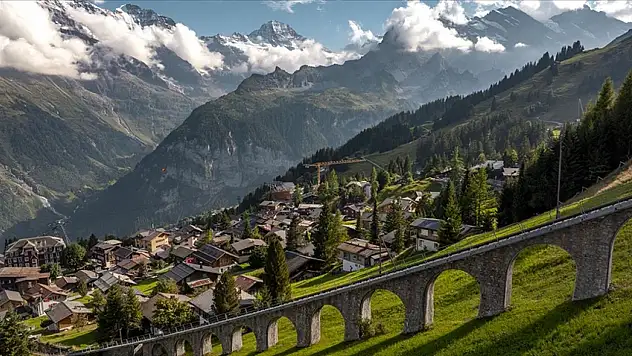 Alpler'in ortasında düşsel bir vadi: Lauterbrunnen