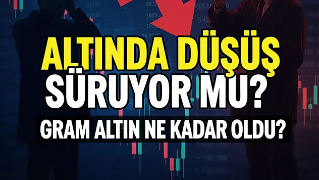 Altında düşüş sürüyor mu.. Gram altın ne kadar oldu?