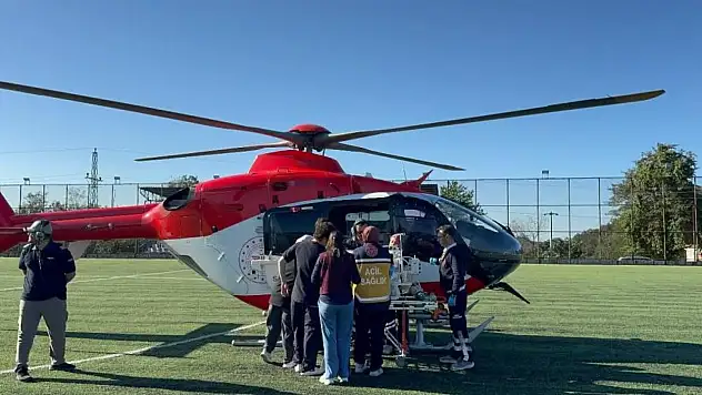 Ambulans Helikopter Yenidoğan İçin Havalandı