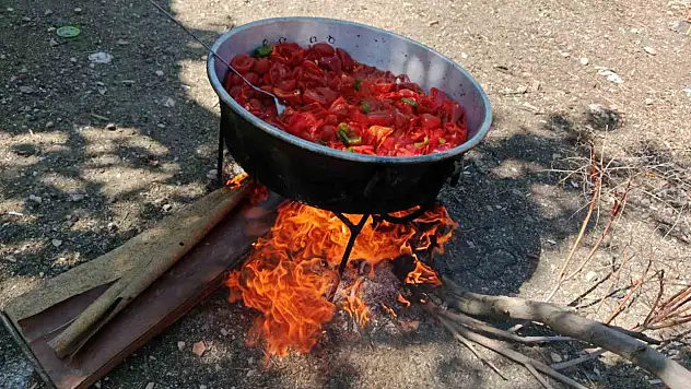 Anadolu'da salca yapımı başladı