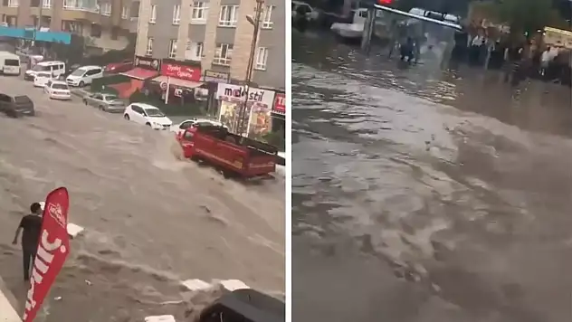 Ankara'da sağanak yağış hayatı felç etti