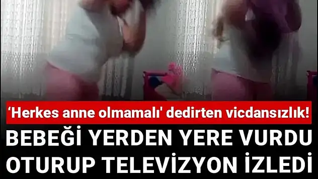 Antalya'da 1 yaşındaki bebeğe şiddet iddiası kamerayla ortaya çıktı