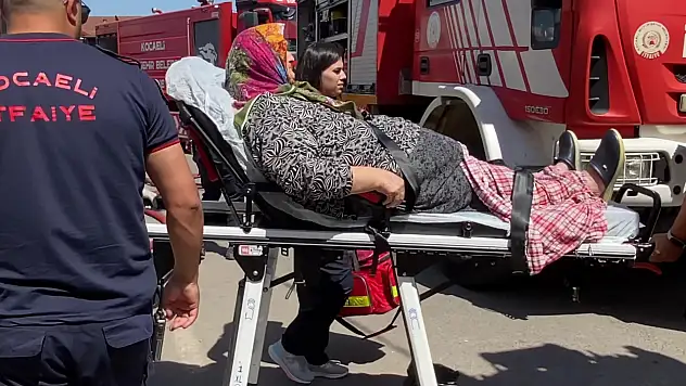 Apartmanda yangın paniği