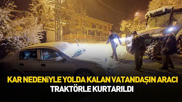Asarcık'ta Yoğun Kar Ulaşımı Aksattı
