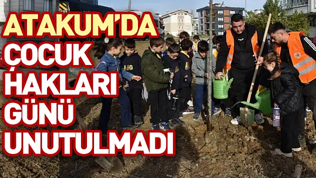 Atakum'da çocuk hakları günü unutulmadı
