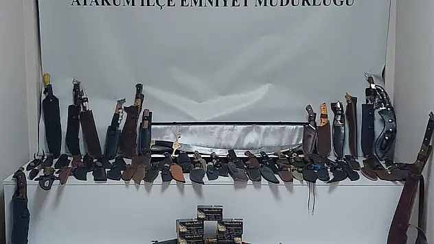 Atakum'da Silah ve Bıçak Operasyonu