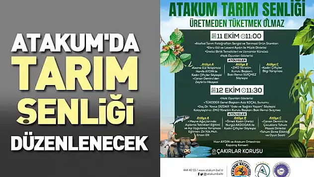 Atakum'da tarım şenliği düzenlenecek