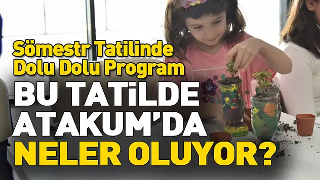 Atakum'da Tatil Çocuklar İçin Renklendi