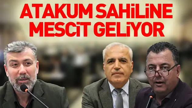 Atakum sahiline mescit geliyor