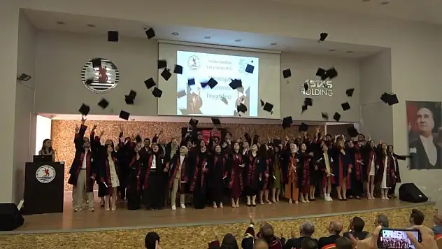 Bafra'da mezuniyet coşkusu