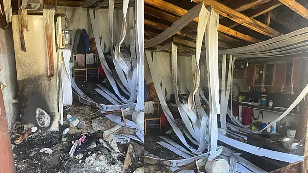 Bafra'da tüp patlaması sonucu 3 kişi yaralandı