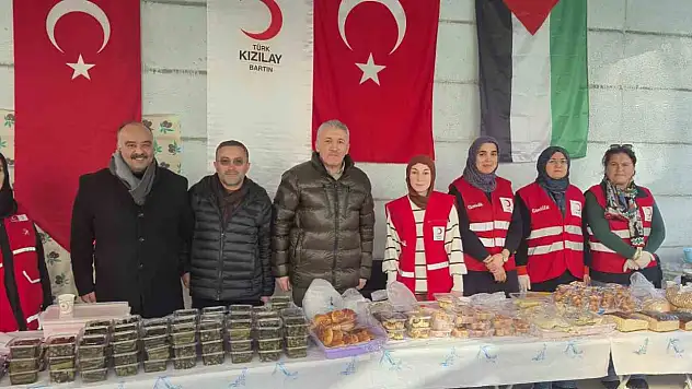 Bartın'dan Suriye ve Filistinlilere destek