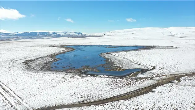 Bazı köyler beyaza büründü