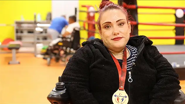 Bedensel engelli haltercinin hedefi Avrupa birinciliği