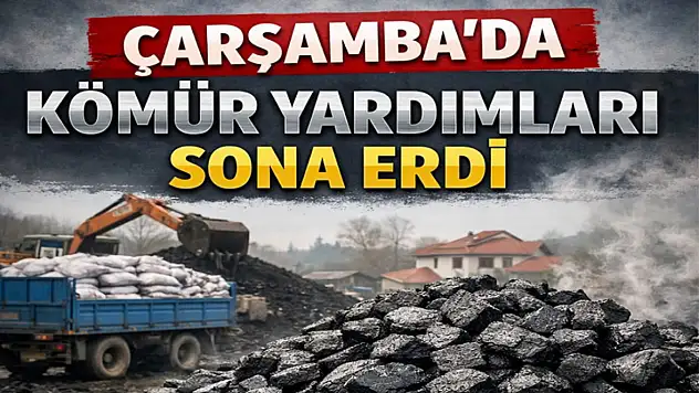 Bin 500 aileye, bin 200 ton kömür yardımı! Çarşamba'da kömür yardımları sona erdi