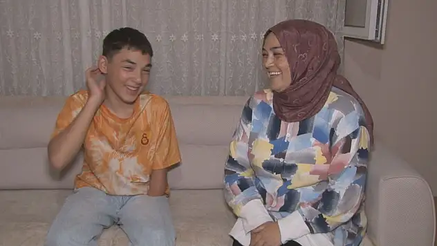 Bir kolu ampute olan Mehmet Efe'den hayat dersi