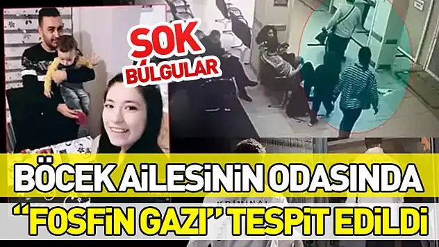 Böcek ailesinin odasında 'fosfin gazı' tespit edildi