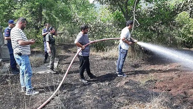 Bolu'da aynı yerde çıkan 3. yangın