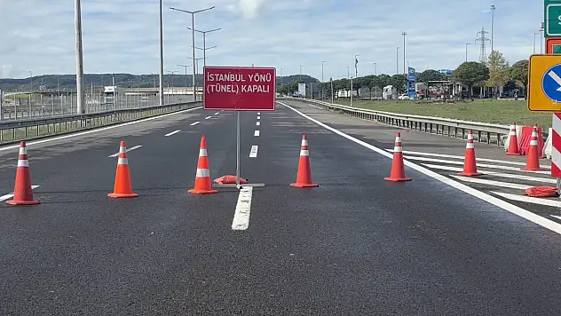 Bolu Dağı Tüneli İstanbul Yönü 5 saat trafiğe kapatılacak