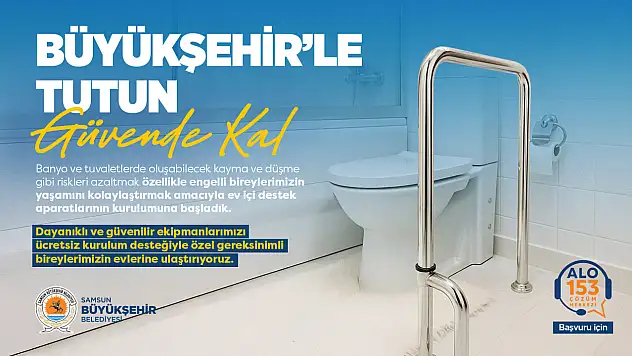 Büyükşehir'den özel bireylere güvenli yaşam desteği